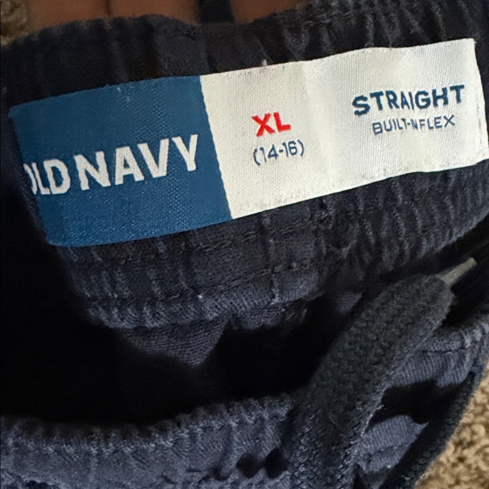 Old Navy Boys Chinos Navy, Brown, and Beige (14-16) - Picture 2 of 4